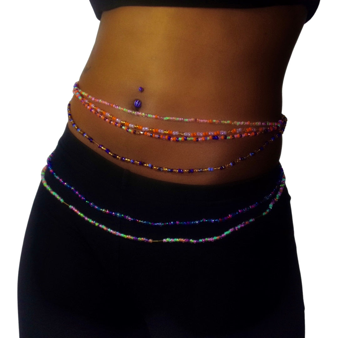 Multi-Color Mix Waist Beads