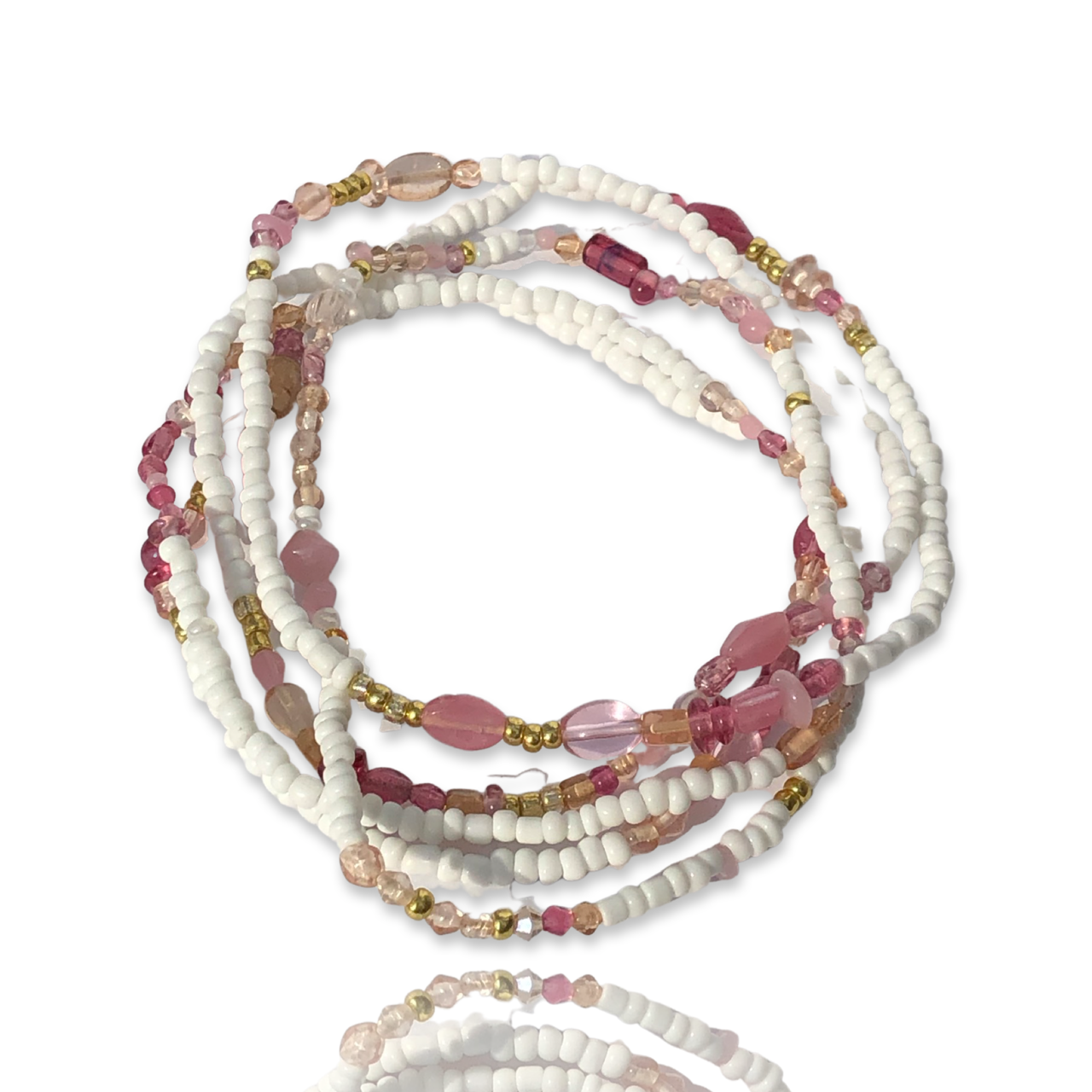 Rose Quartz Waist Beads